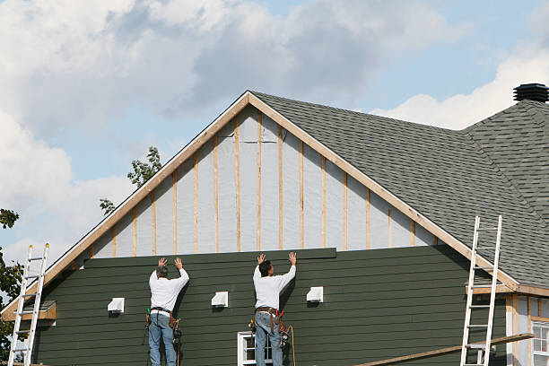 Professional Siding Repair technician working in Mayodan, NC